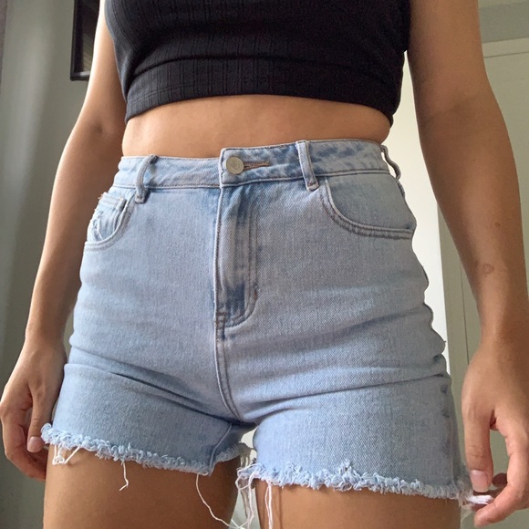 Pacsun Mom Shorts Cutoffs High Waisted - Picture 6 of 8
